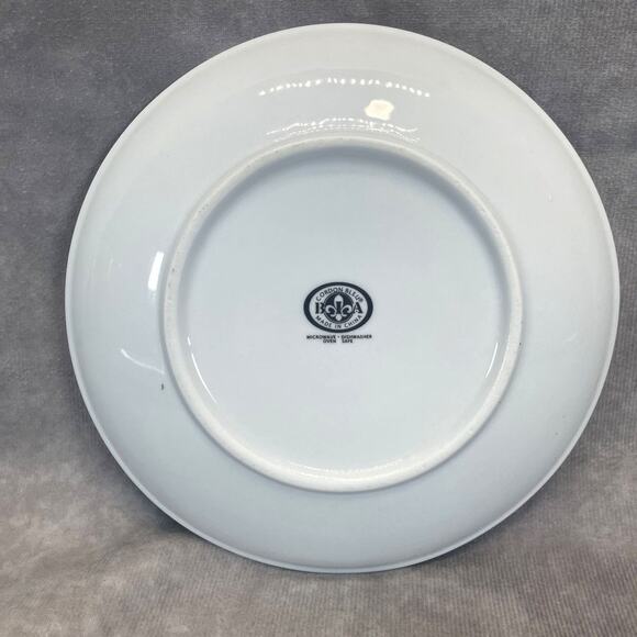 Set of 4 BIA Cordon Bleu Reindeer "Cheers" Round Appetizer/Dessert Plates 6.5 in - Picture 3 of 5